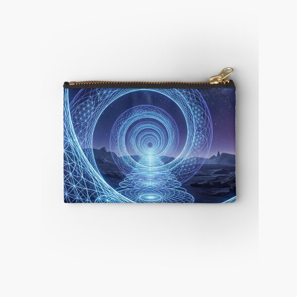 Item preview, Glowing Blue Spiral Flower of Life Galaxy Portal | Monkeybusiness designed and sold by monkeybusiness.pt.