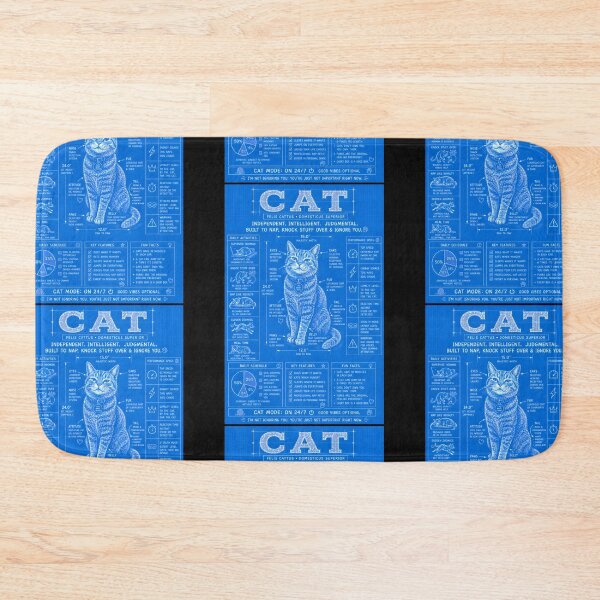 Item preview, Cat Mode On 24/7 Funny Cats Blueprint designed and sold by Genius Geek.