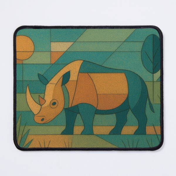 Item preview, Rhino - a Geometric illustration. designed and sold by GalleryKauffeld.