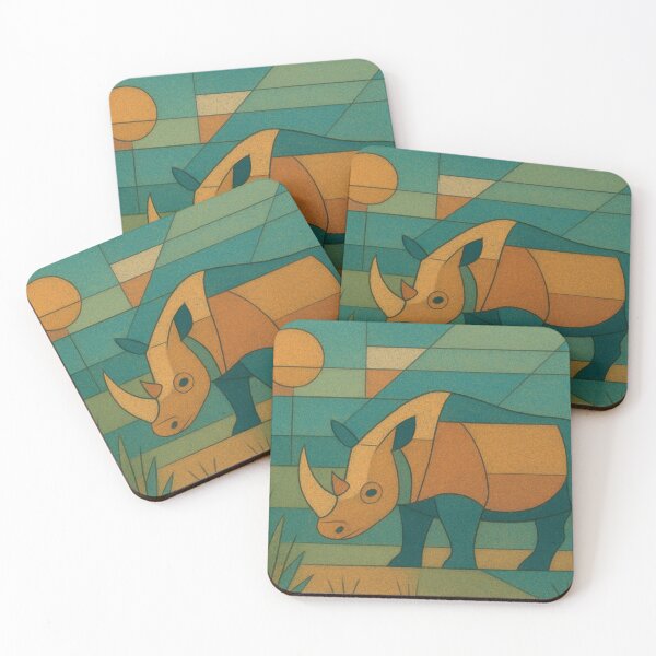 Item preview, Rhino - a Geometric illustration. designed and sold by GalleryKauffeld.