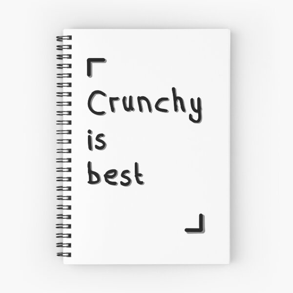 Item preview, Crunchy Is Best – Bold Typography Design designed and sold by Dyche Studio.