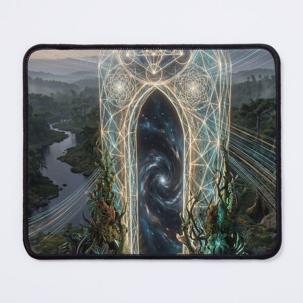 Item preview, Glowing Sacred Geometry Jungle Portal Galaxy Vortex | Monkeybusiness designed and sold by monkeybusiness.pt.