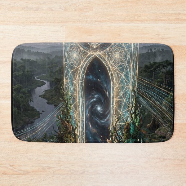 Item preview, Glowing Sacred Geometry Jungle Portal Galaxy Vortex | Monkeybusiness designed and sold by monkeybusiness.pt.