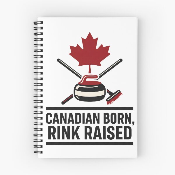 Item preview, Canadian Curling Lover Born to Curl Ice Rink Winter Sports designed and sold by StickerNestYou.