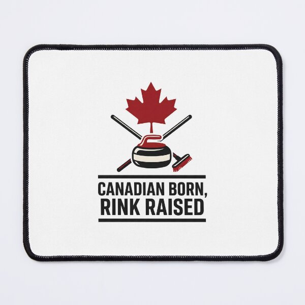 Item preview, Canadian Curling Lover Born to Curl Ice Rink Winter Sports designed and sold by StickerNestYou.
