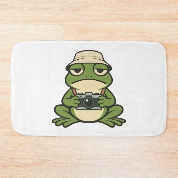 Item preview, Cute Frog Cartoon with Camera  designed and sold by stylishdzign.