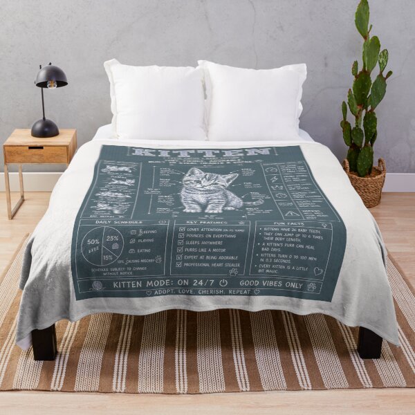 Item preview, Kitten Mode On 24/7 Funny Cats Blueprint designed and sold by Genius Geek.