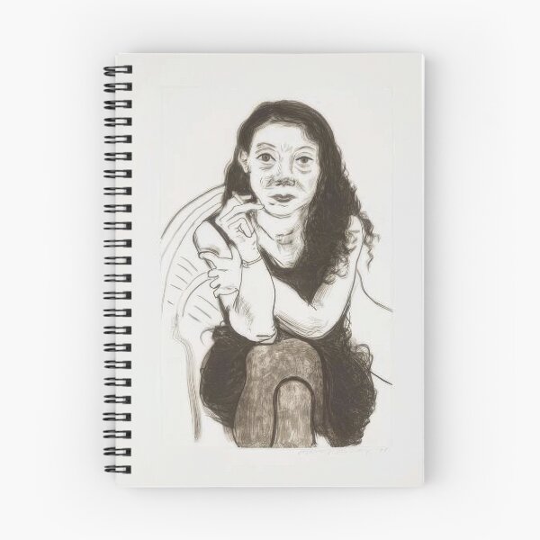 Item preview, David Hockney -  Brenda With Cigarette - Signed Print by David Hockney undefinedr designed and sold by LILLIANSTRANGEy.