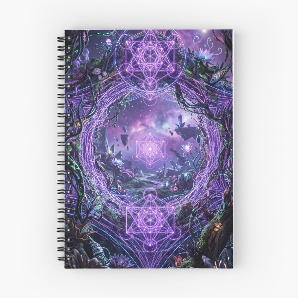 Item preview, Glowing Violet Cosmic Garden Sacred Geometry Portal | Monkeybusiness designed and sold by monkeybusiness.pt.