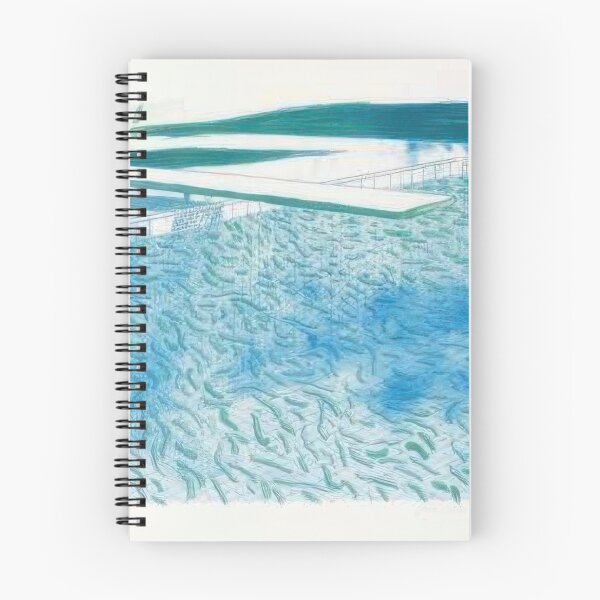 Item preview, David Hockney -  Lithograph Of Water Made Of Lines, A Green Wash, And A Light Blue Wash - Signed Print by David Hockney undefinedr designed and sold by LILLIANSTRANGEy.