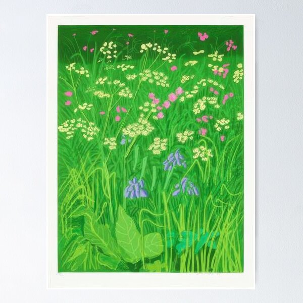 Item preview, David Hockney -  The Arrival Of Spring In Woldgate, East Yorkshire In  (twenty eleven) -  May - Signed Print by David Hockney undefinedr designed and sold by LILLIANSTRANGEy.