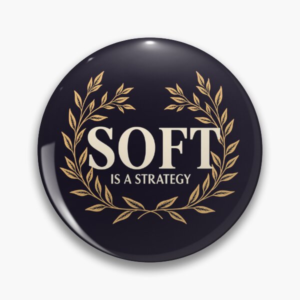 Item preview, Soft Is a Strategy. Feminine Botanical Quote designed and sold by Aarvya Fashion Club ( A.F.C ).
