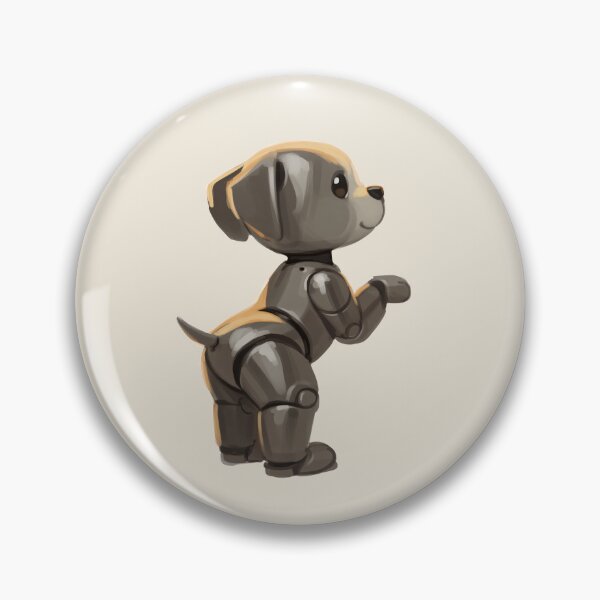 Item preview, Cute Robot Puppy with Floppy Ears designed and sold by ArtistUpsale.