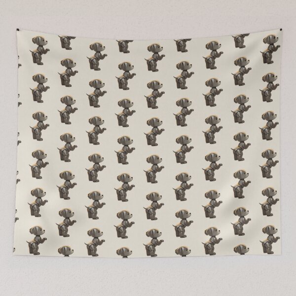 Item preview, Cute Robot Puppy with Floppy Ears designed and sold by ArtistUpsale.