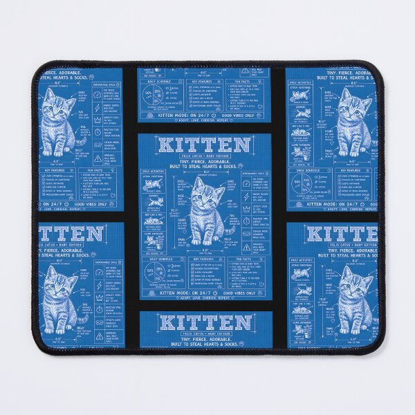 Item preview, Kitten Mode On 24/7 Funny Kittens Blueprint designed and sold by Genius Geek.