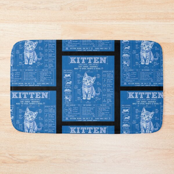Item preview, Kitten Mode On 24/7 Funny Kittens Blueprint designed and sold by Genius Geek.