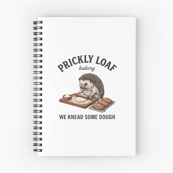 Item preview, Cute Hedgehog Baker Baking Bread Funny Bakery Animal Lover designed and sold by StickerNestYou.