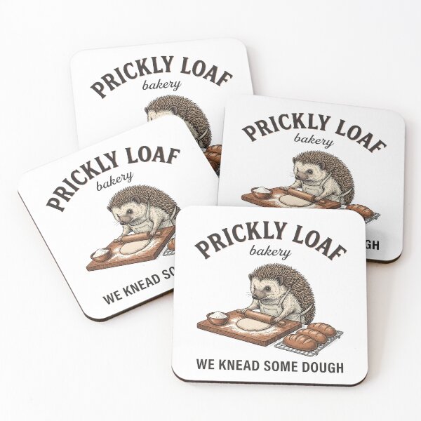 Item preview, Cute Hedgehog Baker Baking Bread Funny Bakery Animal Lover designed and sold by StickerNestYou.