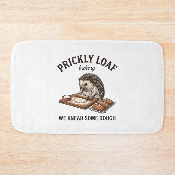 Item preview, Cute Hedgehog Baker Baking Bread Funny Bakery Animal Lover designed and sold by StickerNestYou.
