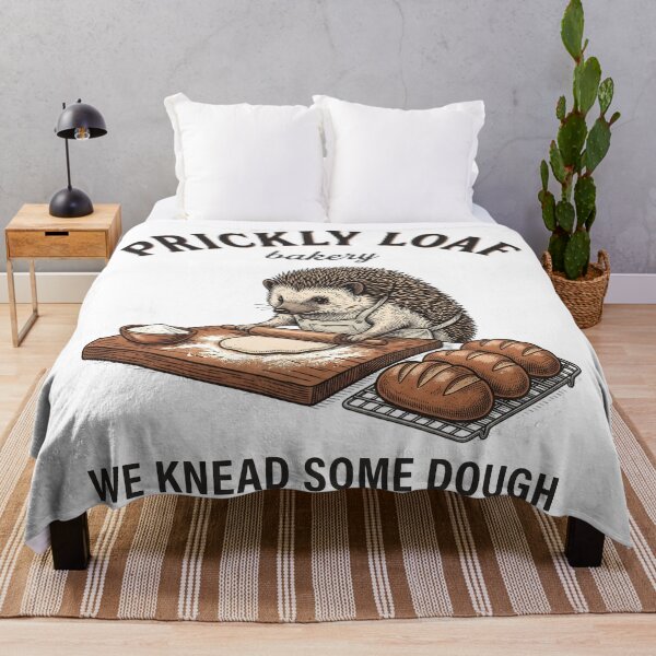 Item preview, Cute Hedgehog Baker Baking Bread Funny Bakery Animal Lover designed and sold by StickerNestYou.