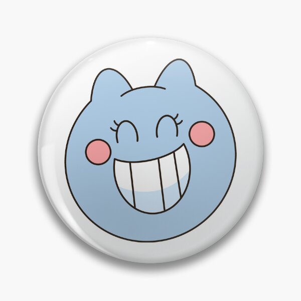 Item preview, Cute Blue Cat Monster Smiling designed and sold by Porpor Artwork.