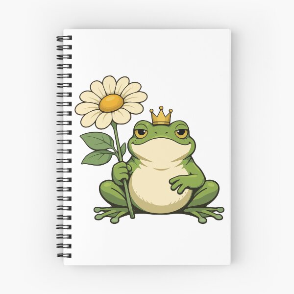 Item preview, Frog Prince Cartoon with Daisy  designed and sold by stylishdzign.