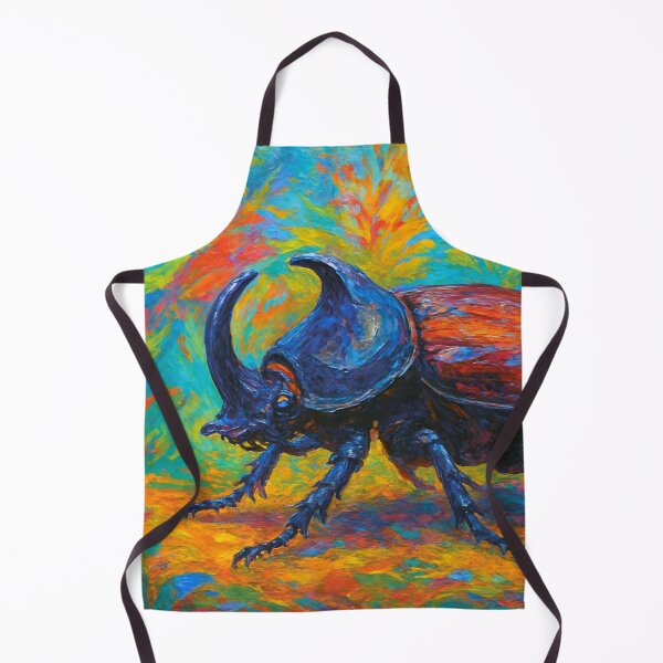 Item preview, Rhinoceros Beetle Painting – Exotic Insect Art designed and sold by GalleryKauffeld.