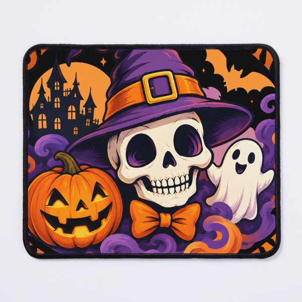 Item preview, Spooky Season Happy Halloween Skull Witch Hat Halloween designed and sold by fawzimorsy.