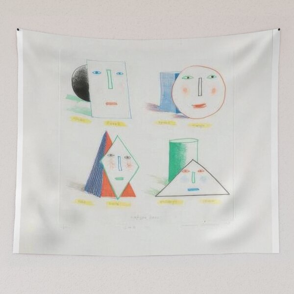 Item preview, David Hockney -  Simplified Faces (State II) - Signed Print by David Hockney undefinedr designed and sold by LILLIANSTRANGEy.