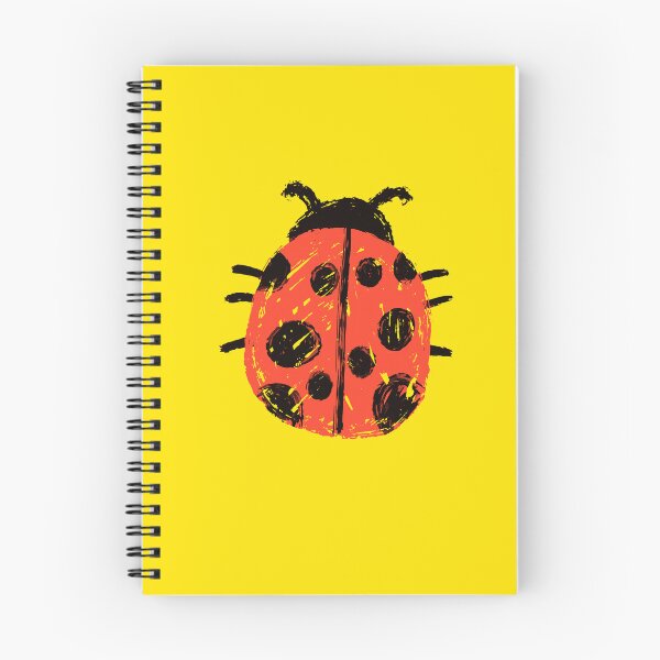 Item preview, Kindergarten Cute Doodle Art | Lady Bug Kids Scribble Art using Thick Crayons in Red and Black designed and sold by LightPrints.