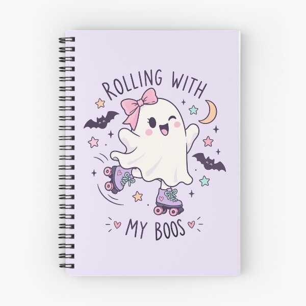 Item preview, Rolling With My Boos Cute Ghost Roller Skate Halloween designed and sold by SayMaria.