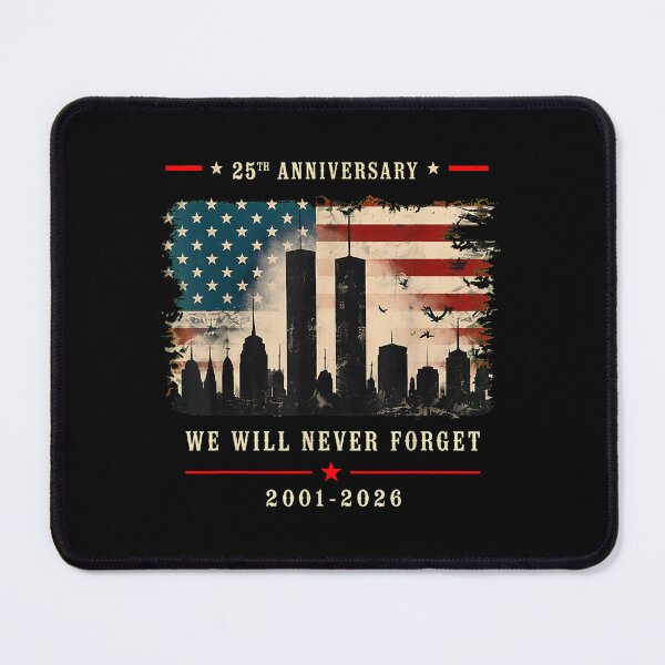 Item preview, 25th anniversary september 11 2001 memorial day USA flag  designed and sold by 3INEKMIZAN.