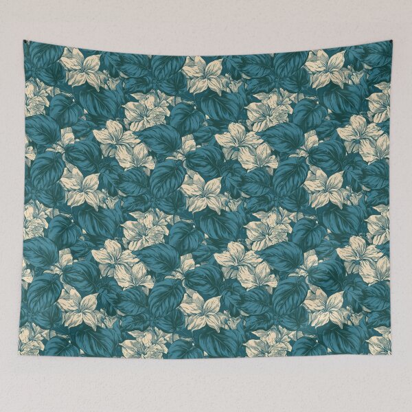Item preview, Edgy Pothos Floral  - Botanical Garden Pattern - One Year Anniversary Gifts designed and sold by RoyalStarsPatts.