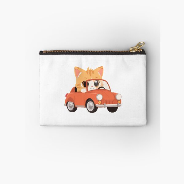 Item preview, Cute Cat Driving Retro Orange Car designed and sold by OlyvieArt.