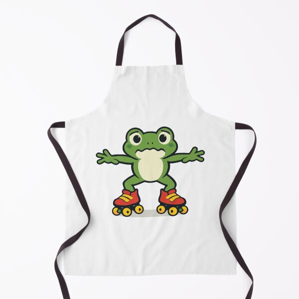 Item preview, Funny Frog Cartoon on Roller Skates  designed and sold by stylishdzign.
