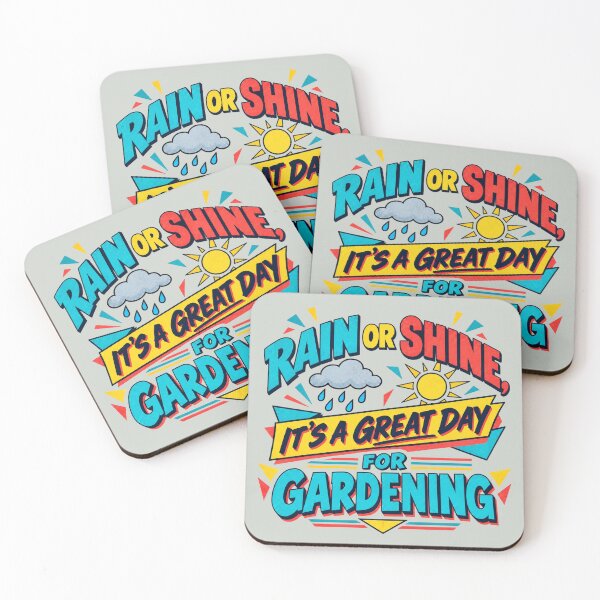 Item preview, Rain or Shine It’s a Great Day for Gardening designed and sold by American Fieldmark Studio.