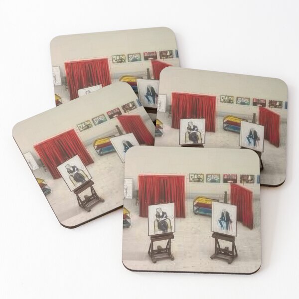 Item preview, David Hockney -  Seven Trollies, Six And A Half Stools, Six Portraits, Eleven Paintings, And Two Curtains - Signed Print by David Hockney undefinedr designed and sold by LILLIANSTRANGEy.