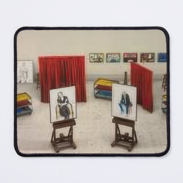 Item preview, David Hockney -  Seven Trollies, Six And A Half Stools, Six Portraits, Eleven Paintings, And Two Curtains - Signed Print by David Hockney undefinedr designed and sold by LILLIANSTRANGEy.