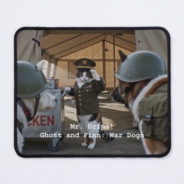Item preview, Ghost and Finn: War Dogs "Mr. Drips" designed and sold by Ghost and Finn: War Dogs!.