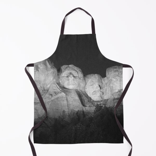 Item preview, Cumbre del Monte Rushmore de noche, los cuatro presidentes Dakota del Sur fotografía en blanco y negro designed and sold by Astrid Arkhangelsky.