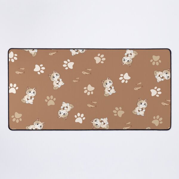 Item preview, Greedy kittens and paws - Warm brown designed and sold by LudmylArt.