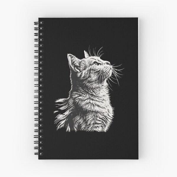 Item preview, Intense Cat Line Art Portrait designed and sold by OlyvieArt.