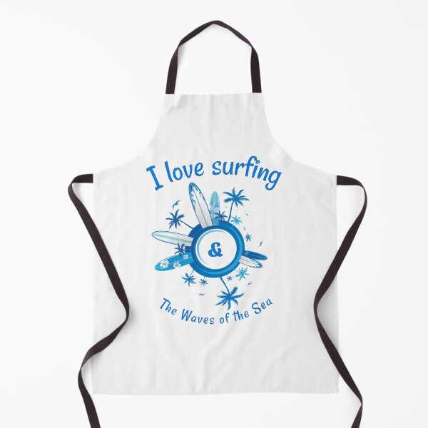 Item preview, I love Surfing & The Waves of the Sea T-Shirt designed and sold by The best online style shop.
