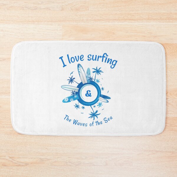 Item preview, I love Surfing & The Waves of the Sea T-Shirt designed and sold by The best online style shop.