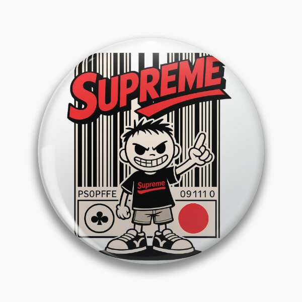 Item preview, Supreme Barcode Urban Streetwear Character Art designed and sold by DesignArtist.ia.