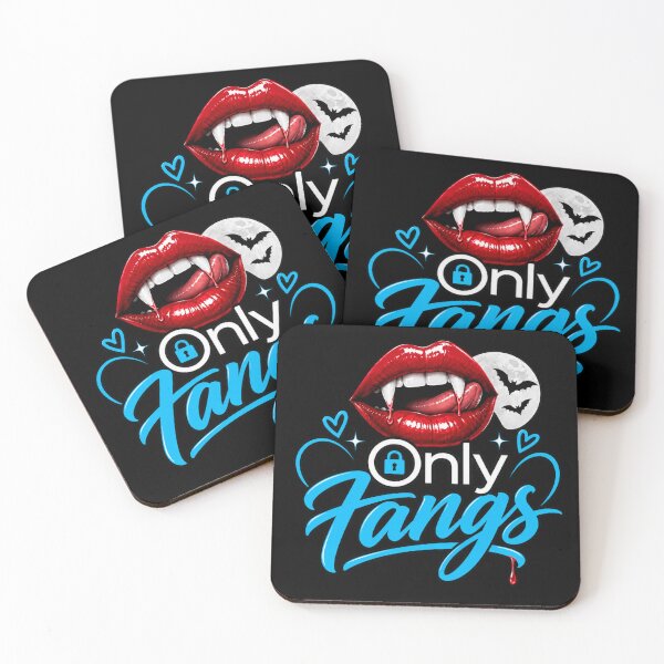 Item preview, Only Fangs Vampire Halloween Shirt – Funny Vampire Lips Halloween Graphic Tee – Spooky Bat Moon Gothic Halloween Design designed and sold by getpressedshirt.