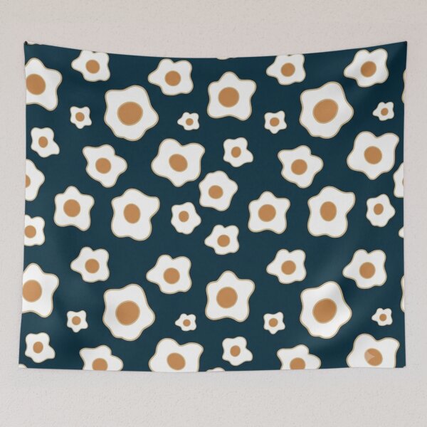 Item preview, Abstract Fried Egg Pattern  designed and sold by ShivCraftStudio.