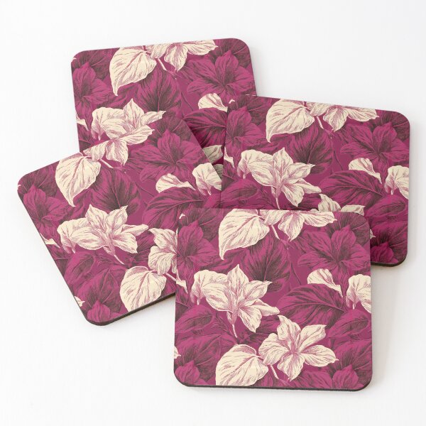 Item preview, Artistic Pothos Print - Hawaiian Flower Pattern - Retirement Gifts For Women designed and sold by RoyalStarsPatts.