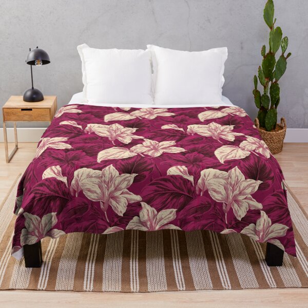 Item preview, Artistic Pothos Print - Hawaiian Flower Pattern - Retirement Gifts For Women designed and sold by RoyalStarsPatts.