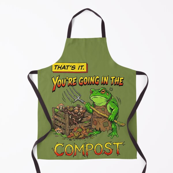 Item preview, Funny Angry Frog - That's It, You're Going In The Compost designed and sold by legendaryskins.
